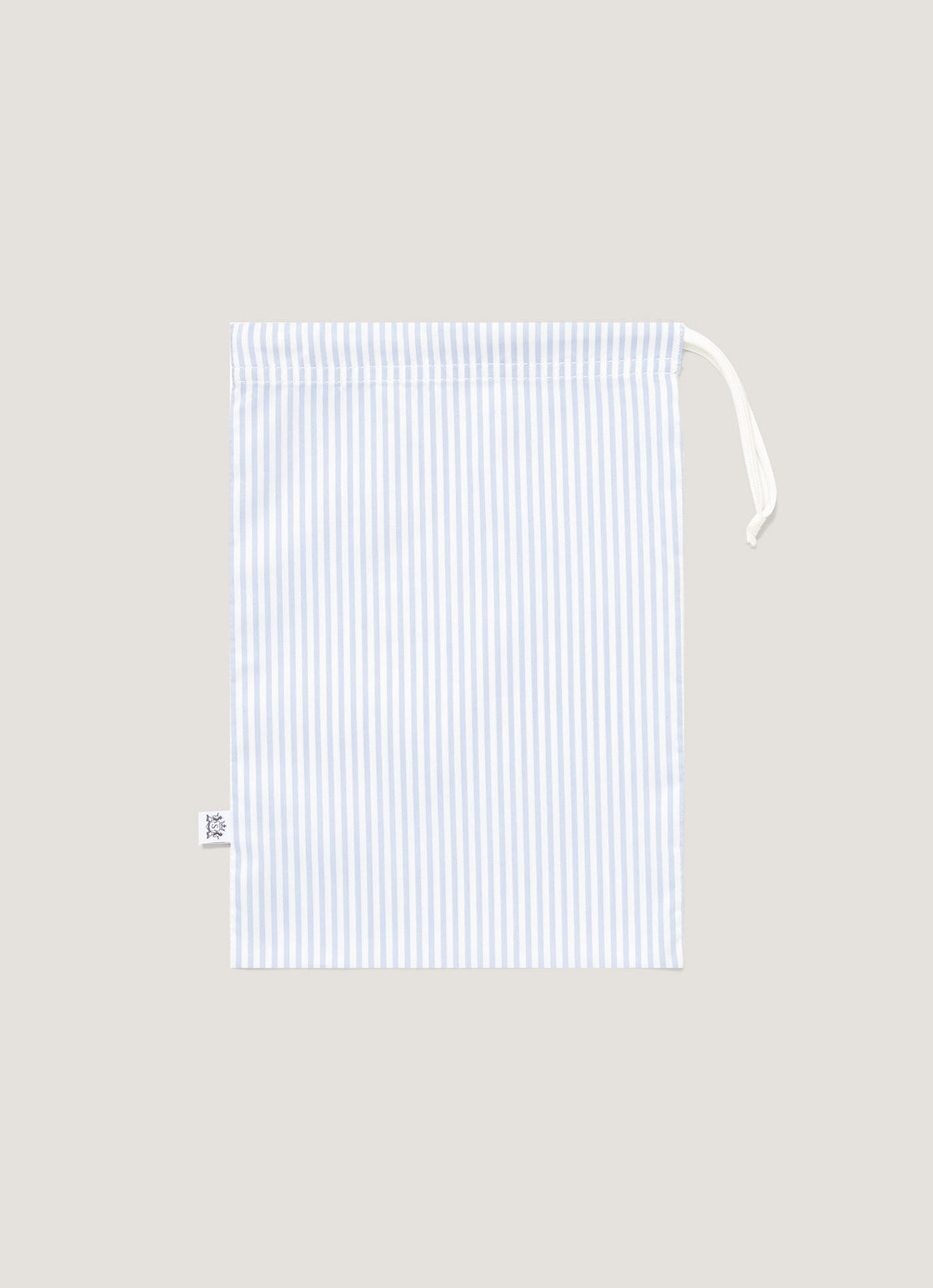 Men's Drawstring Swim Shorts in White/Cool Blue