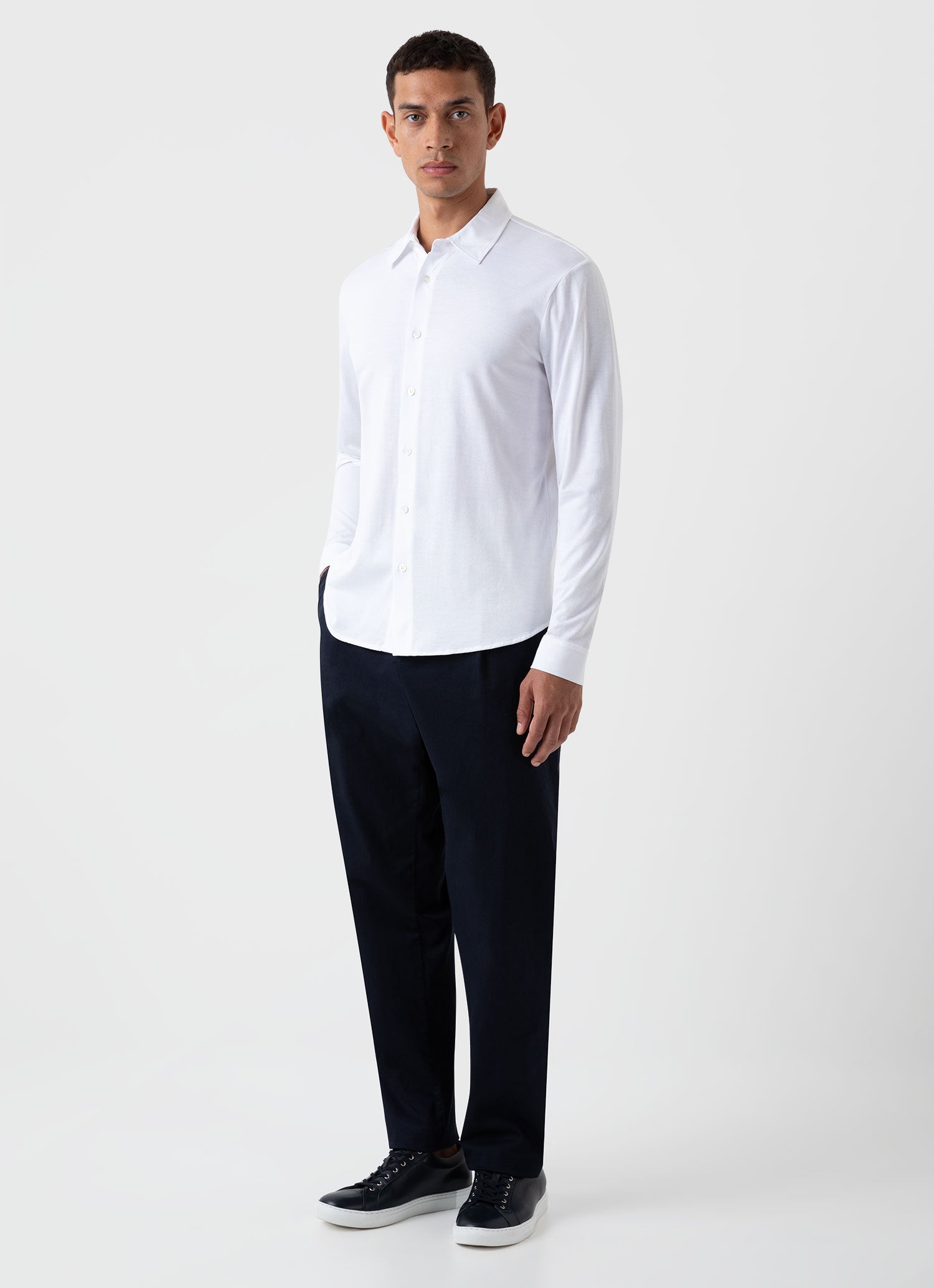 Men's Jersey Shirt in White