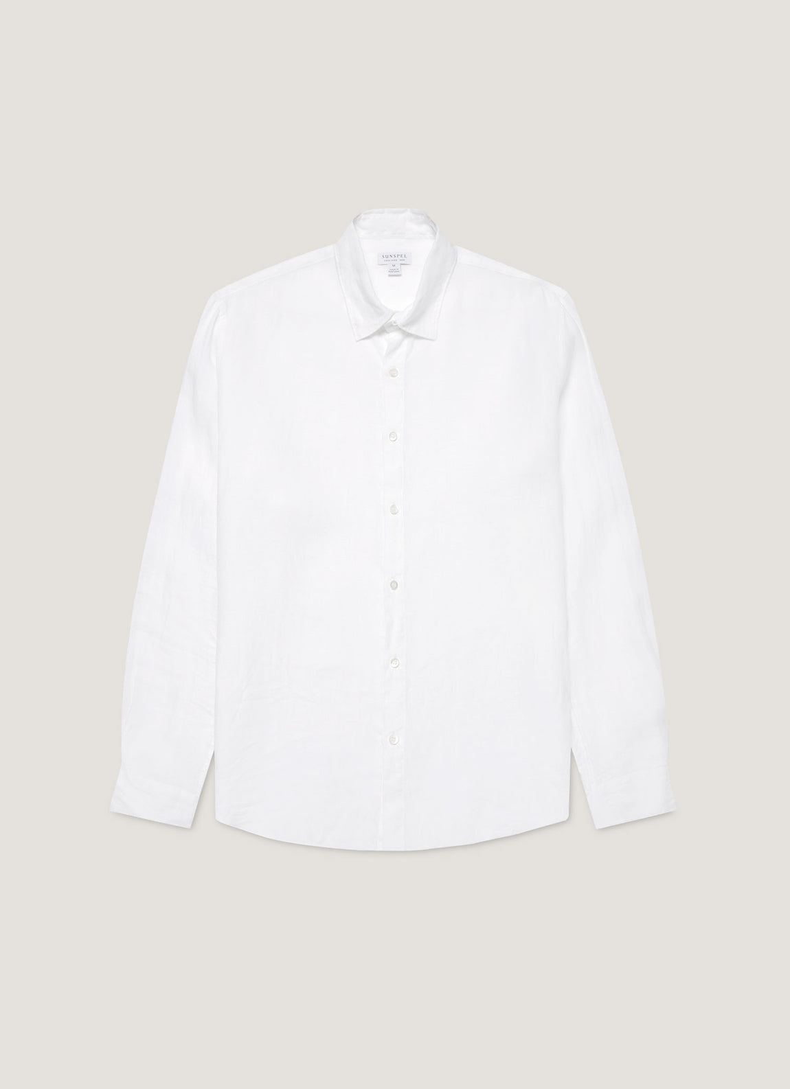 Men's Linen Shirt in White