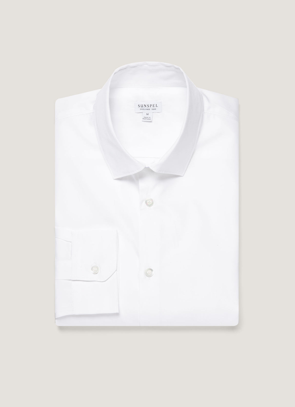 Men's Sea Island Cotton Shirt in White