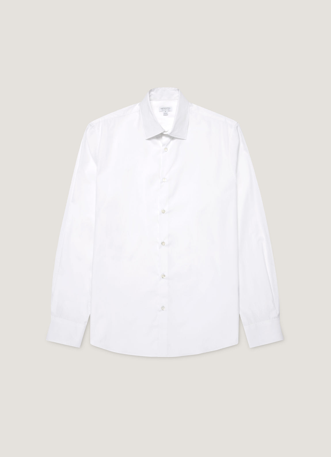 Men's Cotton Stretch Shirt in White