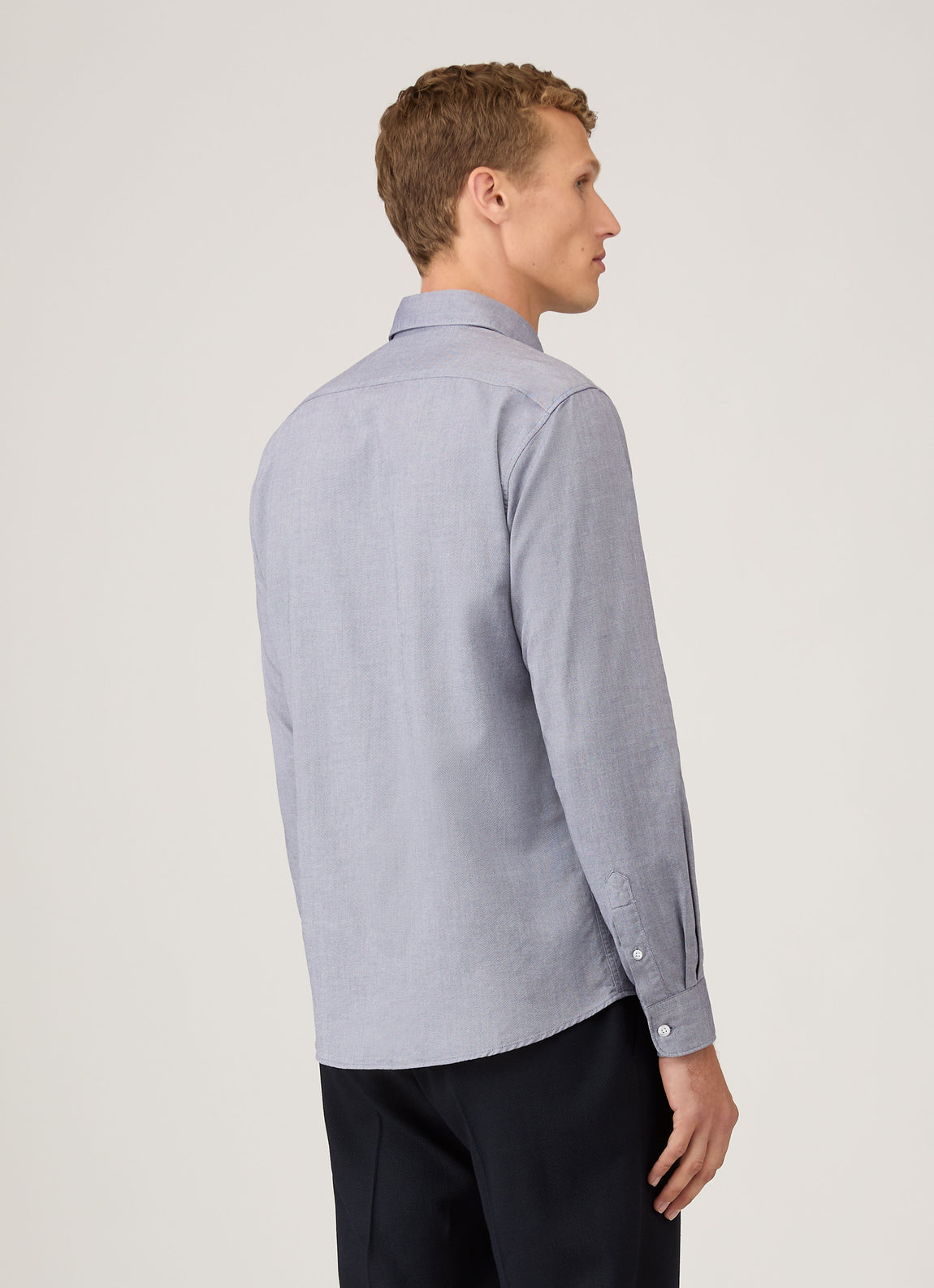 Men's Oxford Shirt in Dark Blue