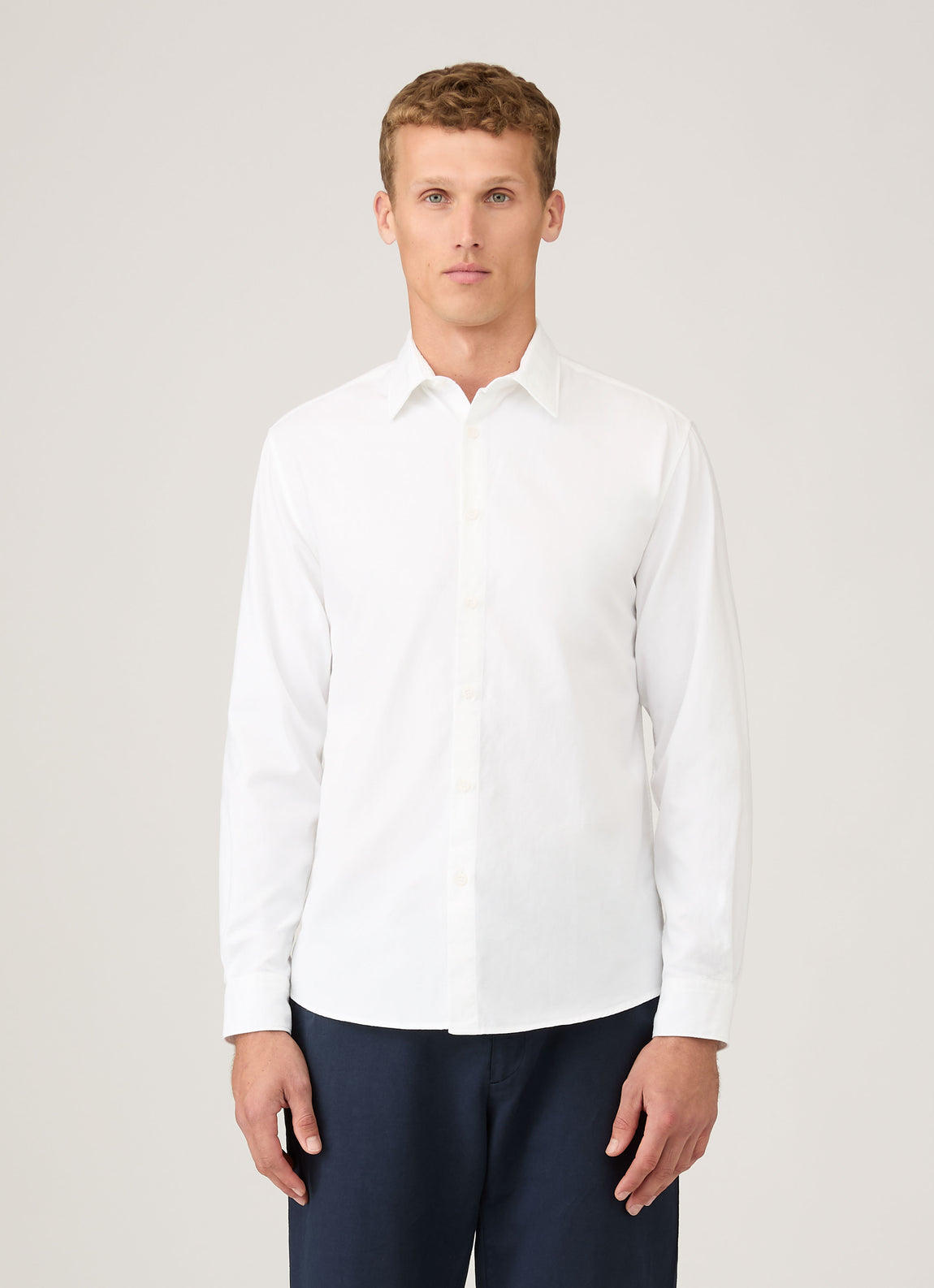 Men's Oxford Shirt in White