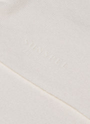 Men's Long Staple Cotton Socks in Archive White