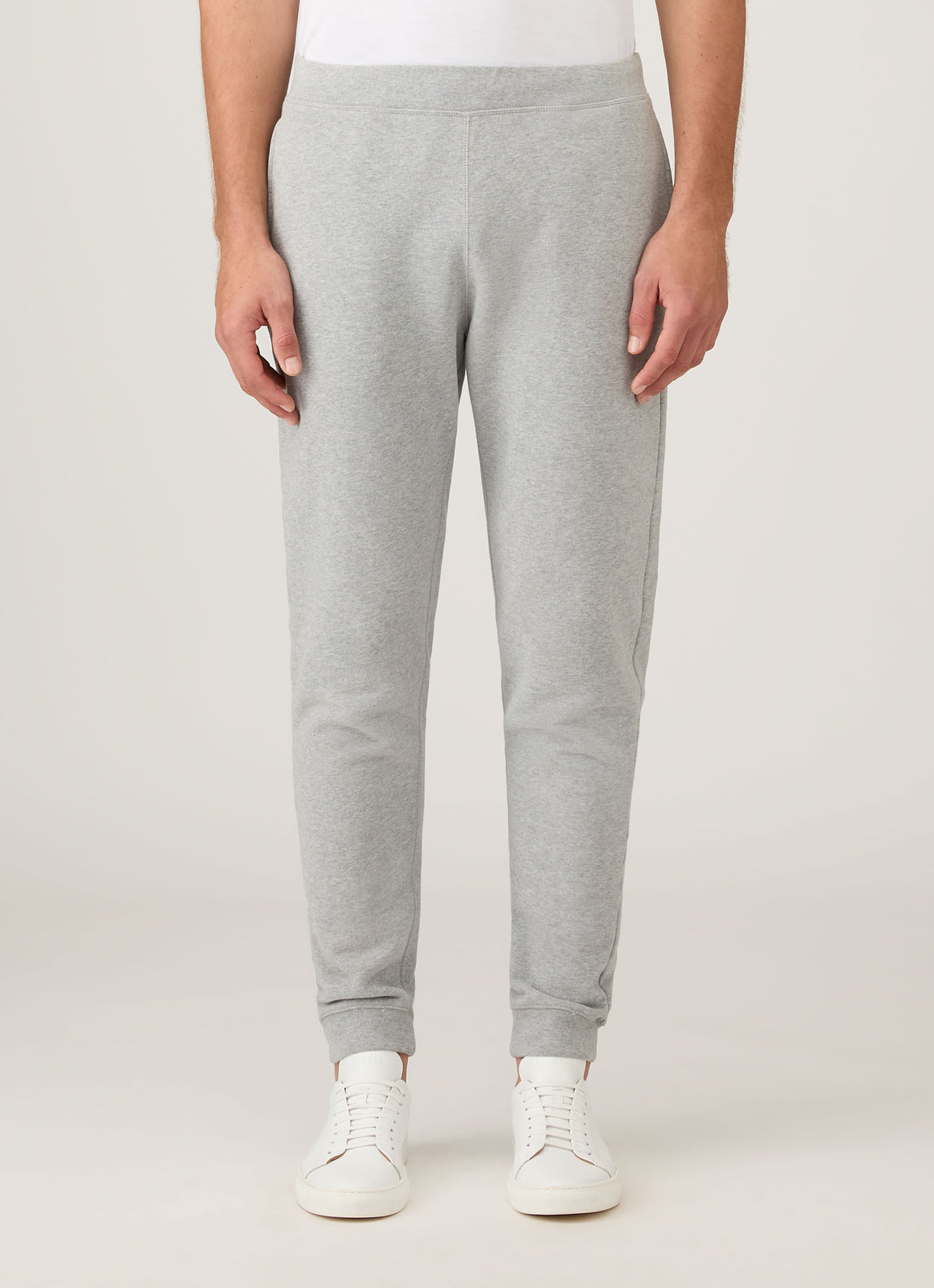 Men's Loopback Sweatpants in Grey Melange