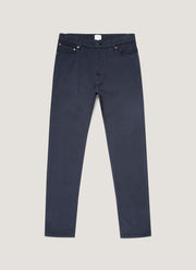 Men's Cotton Drill 5 Pocket Trouser in Navy
