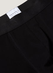 Men's Stretch Cotton Trunks in Black