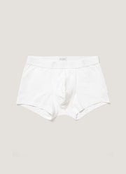 Men's Stretch Cotton Trunks in White
