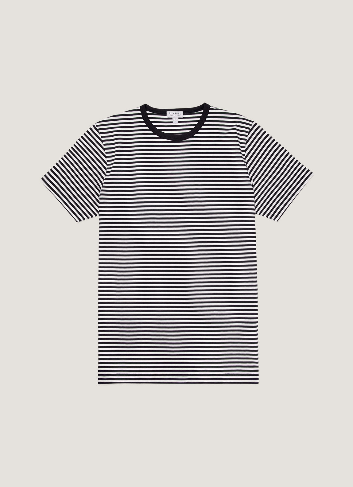 Men's Classic T-shirt in Navy/White English Stripe