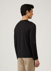Men's Classic Long Sleeve T-shirt in Black