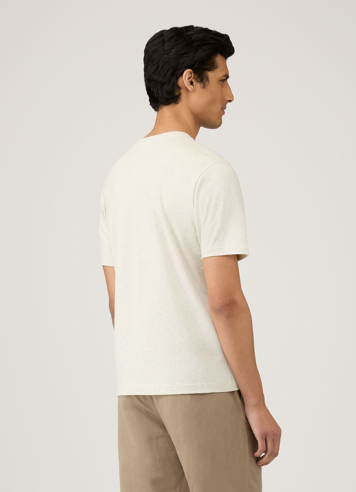 Men's Riviera T-shirt in Archive White Melange