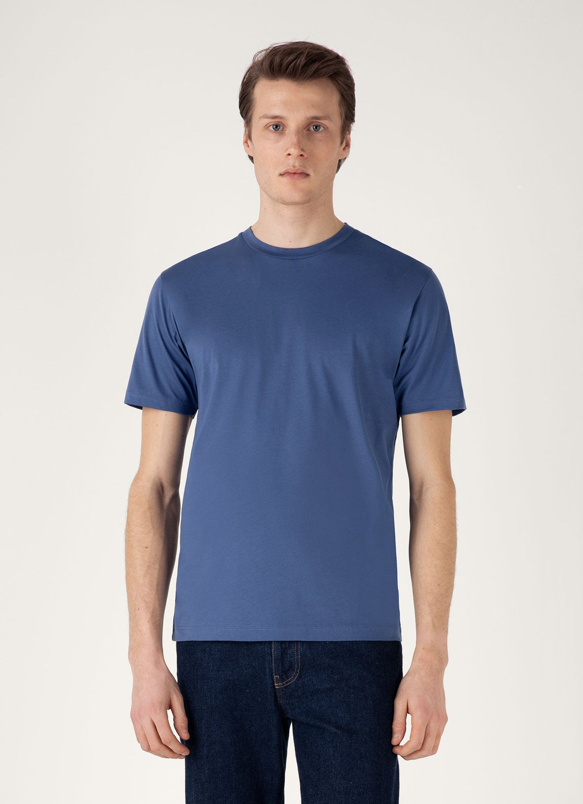 Men's Riviera Midweight T-shirt in Soft Denim