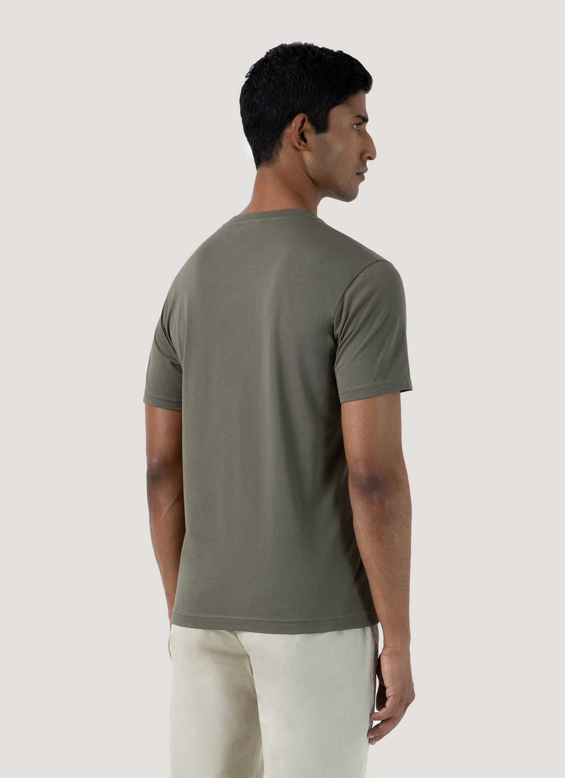 Men's Riviera Midweight T‑shirt in Khaki
