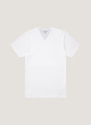 Men's Riviera V-neck T-shirt in White