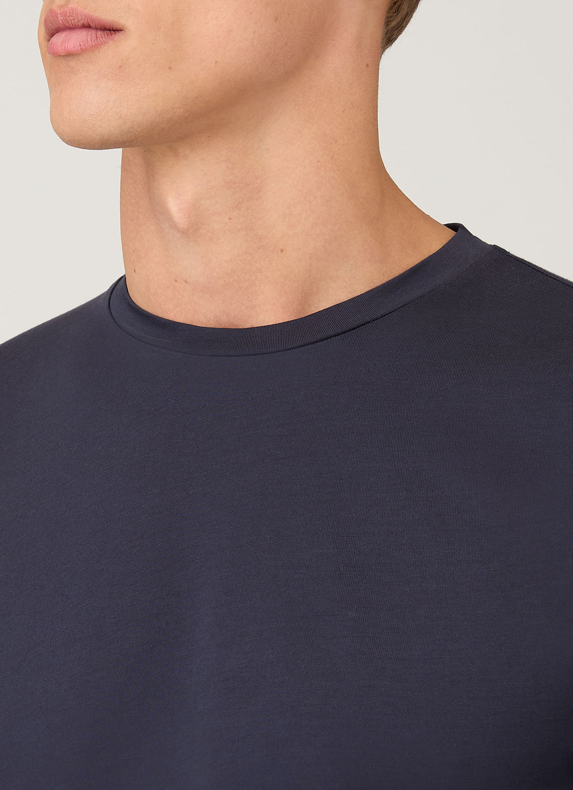 Men's Long Sleeve Riviera T-shirt in Navy