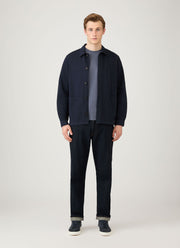 Men's Long Sleeve Riviera Midweight T-shirt in Slate Blue