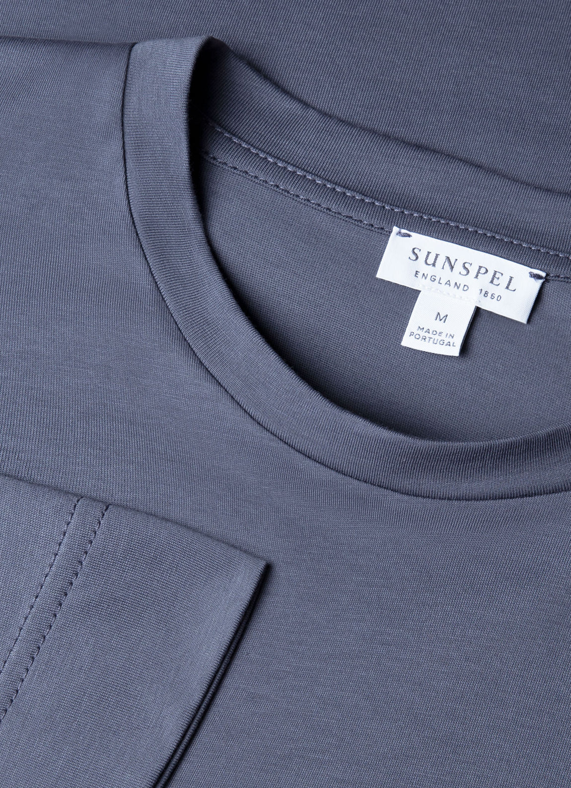 Men's Long Sleeve Riviera Midweight T-shirt in Slate Blue