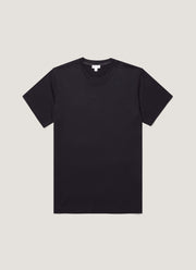 Men's Silk Cotton T-shirt in Black