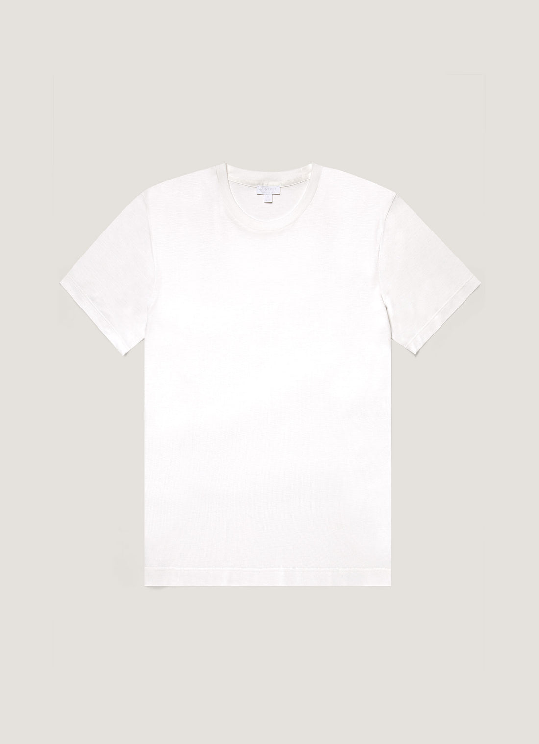 Men's Silk Cotton T-shirt in White