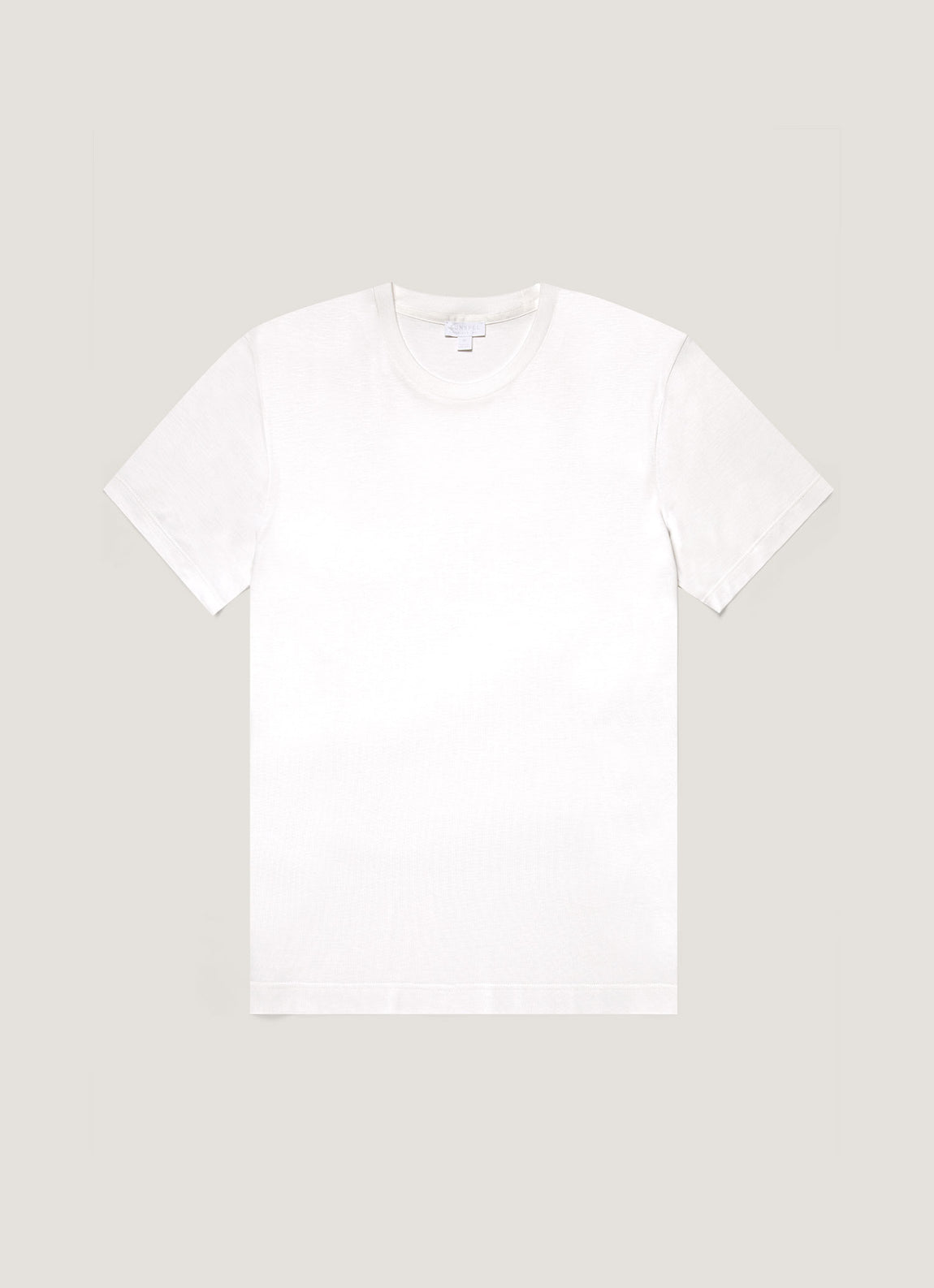 Men's Silk Cotton T-shirt in White