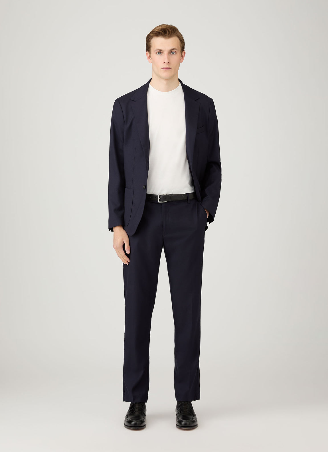 Men's Silk Cotton T-shirt in White