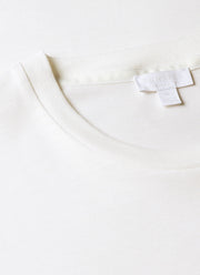 Men's Silk Cotton T-shirt in White