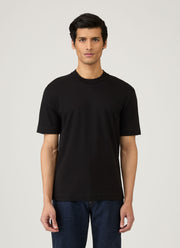 Men's Relaxed Fit Heavyweight T-shirt in Black