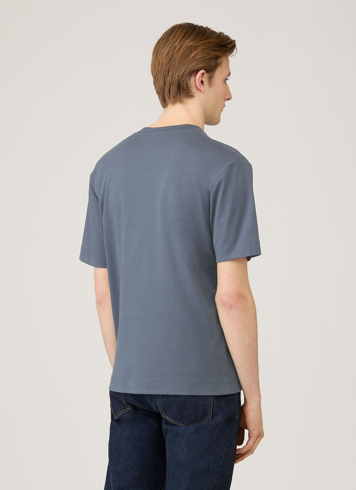 Men's Relaxed Fit Heavyweight T-shirt in Slate Blue