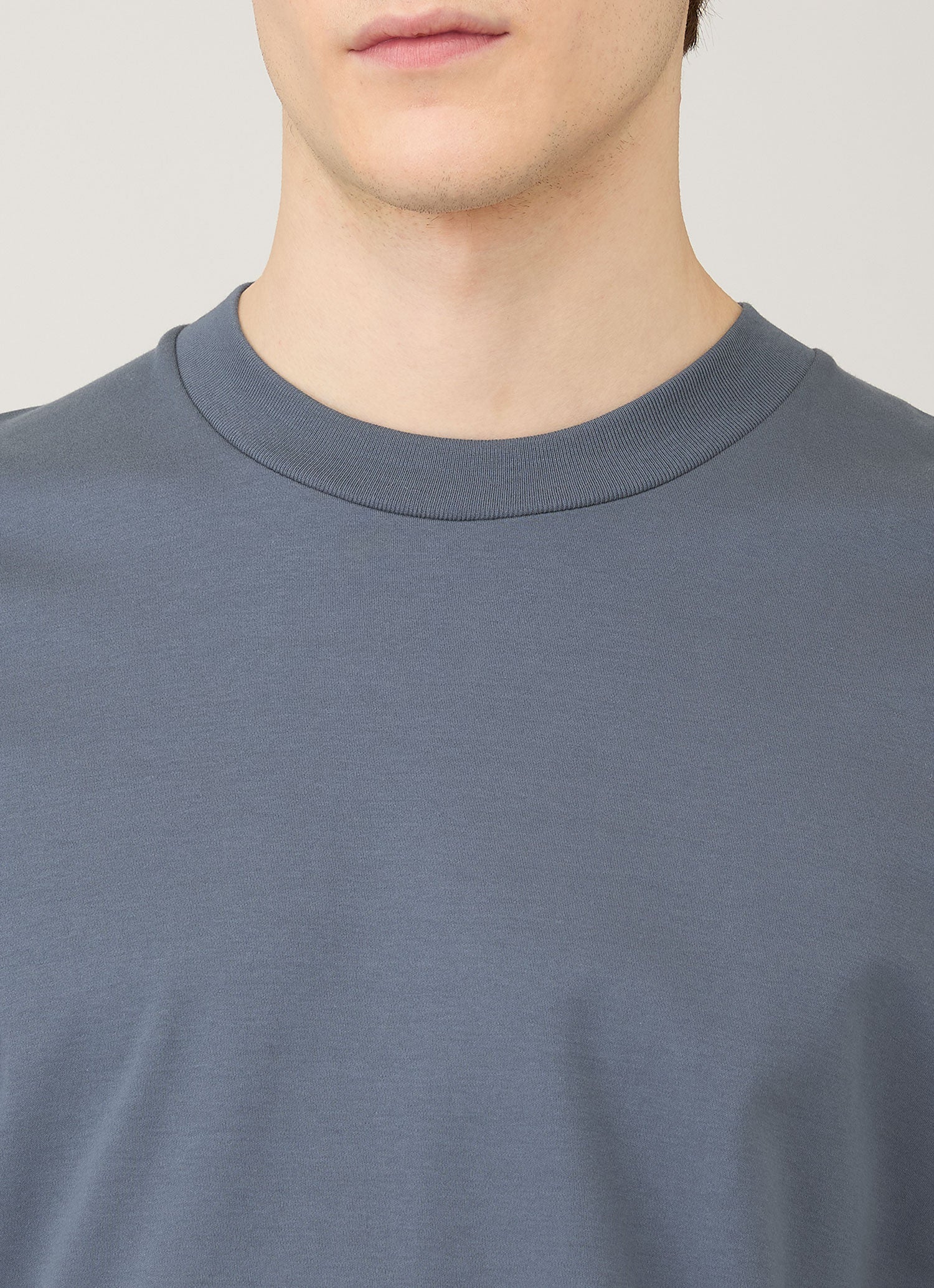 Men's Relaxed Fit Heavyweight T-shirt in Slate Blue