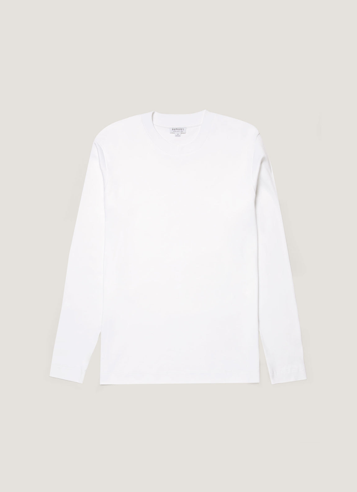 Men's Long Sleeve Heavyweight T-shirt in White