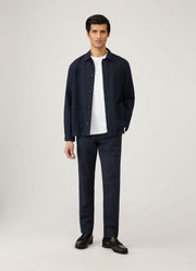 Men's Long Sleeve Heavyweight T-shirt in White