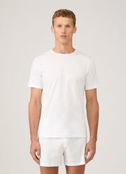 Men's Superfine Underwear T-shirt in White