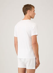 Men's Superfine Underwear T-shirt in White