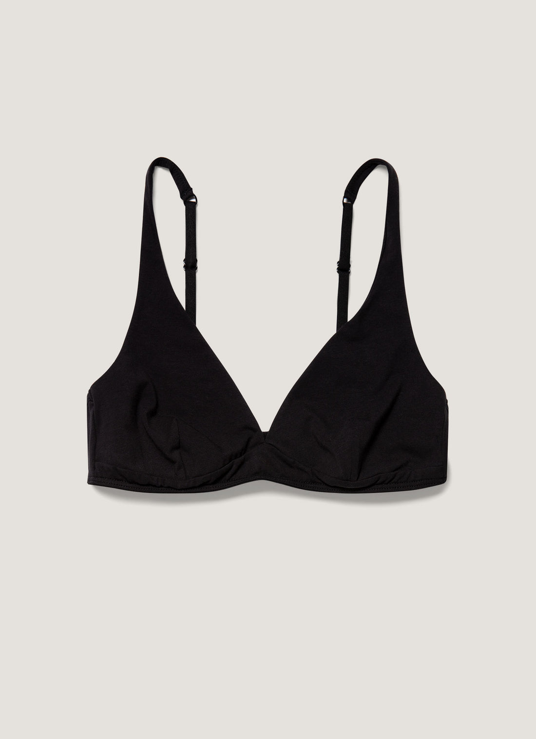 Women's Cotton Stretch Bralette in Black