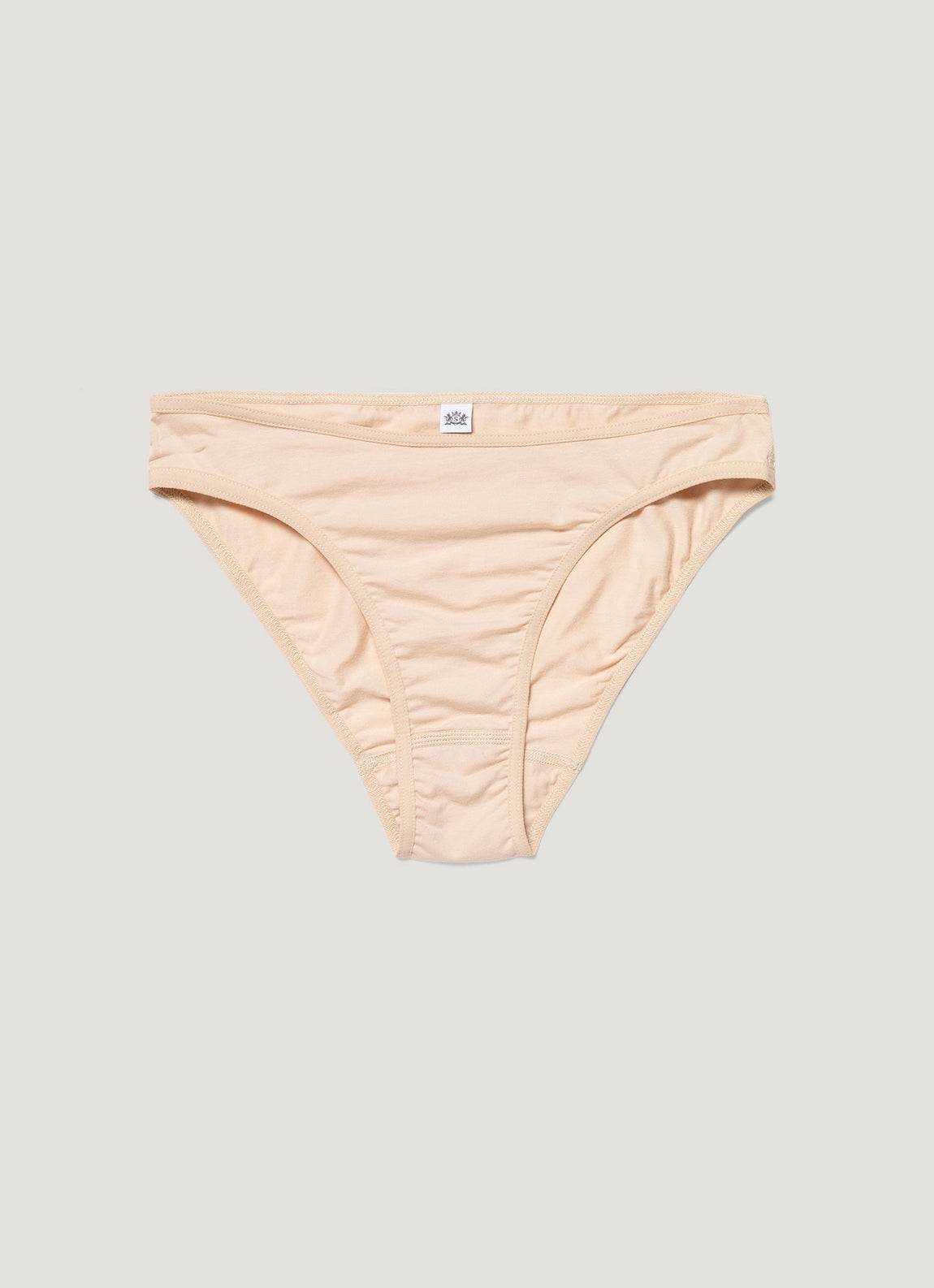 Women's Cotton Brief in Beige