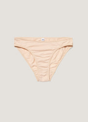 Women's Cotton Brief in Beige