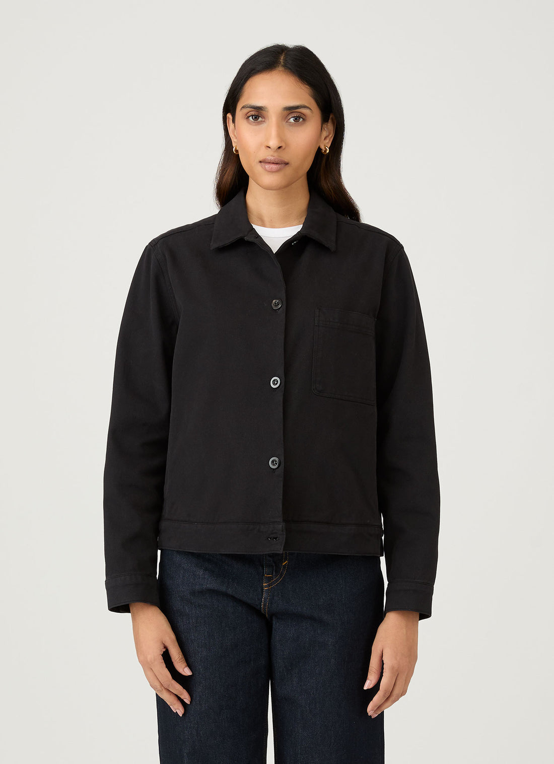 Women's Chore Jacket in Black