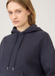 Women's Loopback Hoodie in Navy