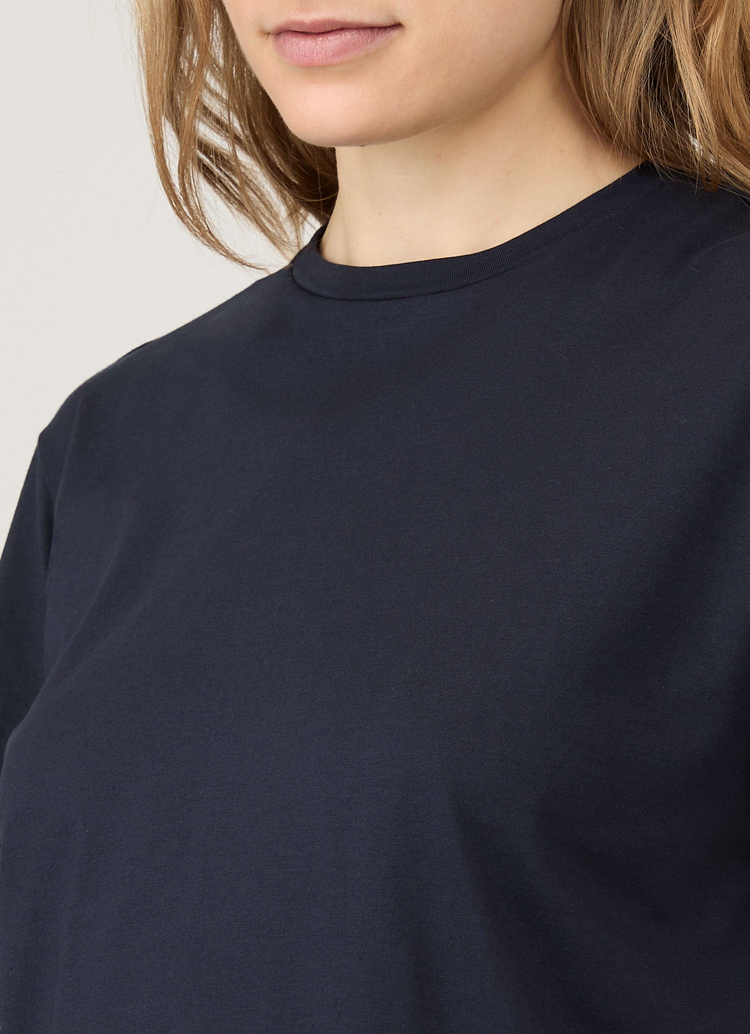 Women's Boy Fit T-shirt in Midnight Navy