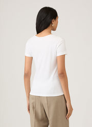 Women's Sea Island Cotton T-shirt in White